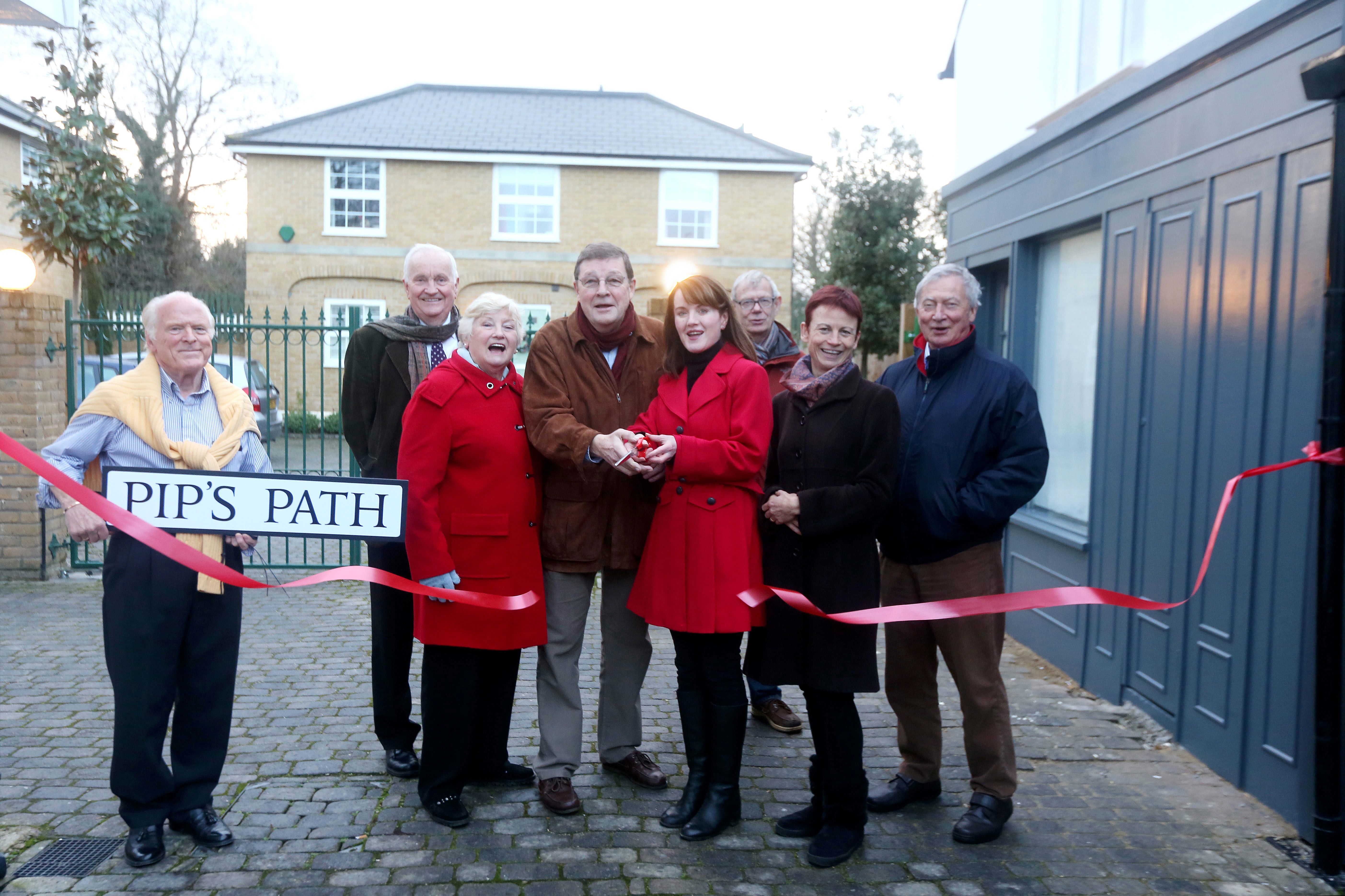 thames ditton high street - pips path opening